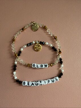 Little Words Project  Bracelet - GLOW and BEAUTIFUL